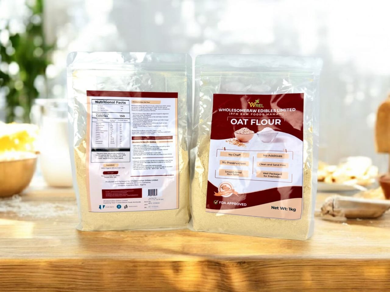 WholesomeRaw Oat Flour